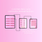 Pink and Lavender Stripes Wedding Planner Binder – Printable PDF